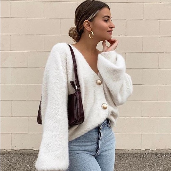 Princess Polly - MERLO CARDIGAN CREAM - Picture 2 of 5